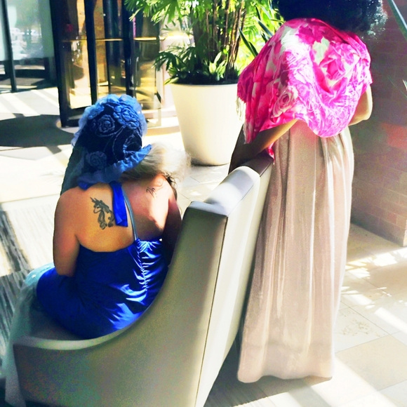 Blue Mermaid gown - Picture 2 of 2